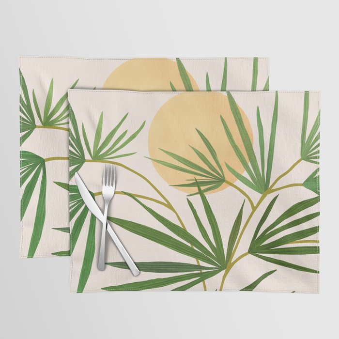 The Good Garden Desert Landscape Illustration Placemat Gallery Image 1