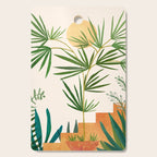 The Good Garden Desert Landscape Illustration Cutting Board Gallery Image 1