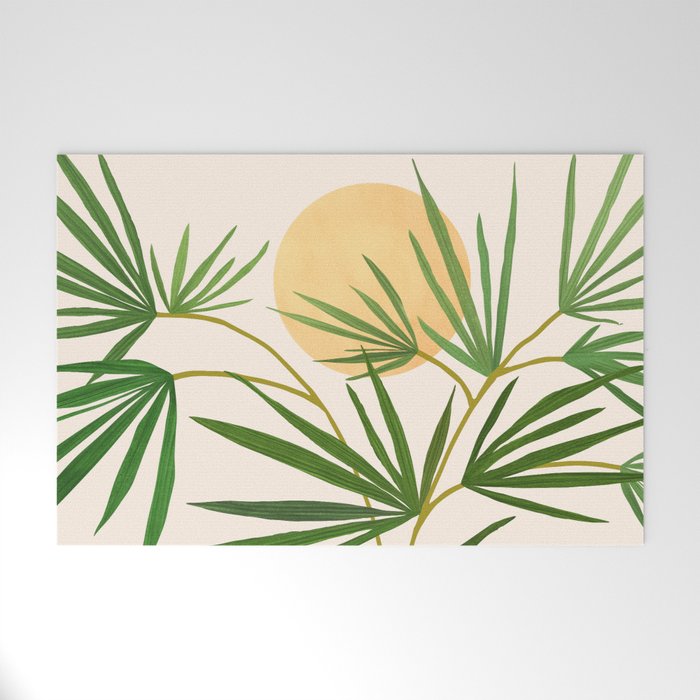 The Good Garden Desert Landscape Illustration Welcome Mat Gallery Image 1