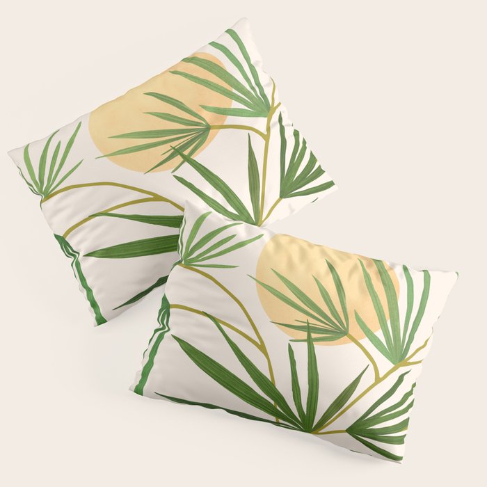 The Good Garden Desert Landscape Illustration Pillow Sham Gallery Image 3