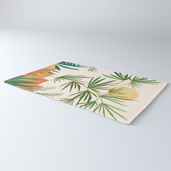 The Good Garden Desert Landscape Illustration Rug Gallery Image 3