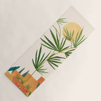 The Good Garden Desert Landscape Illustration Yoga Mat Gallery Image 1
