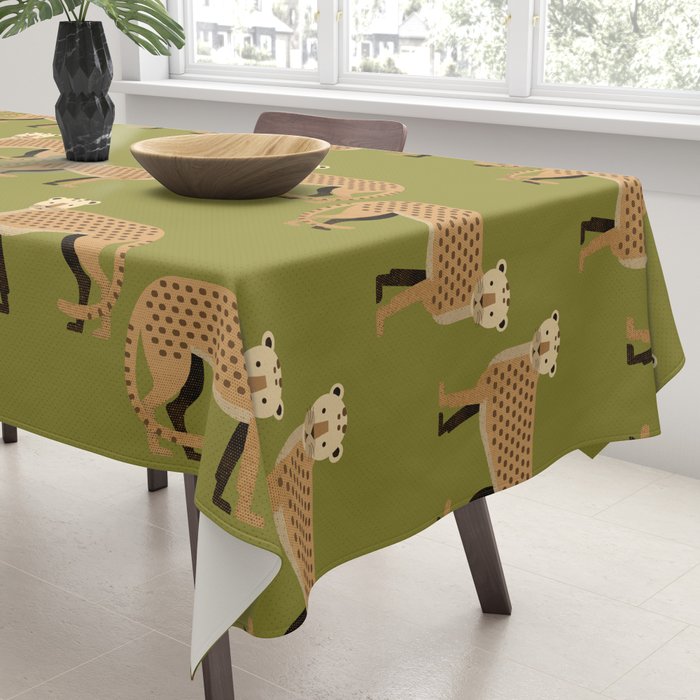 Whimsy Leopard Tablecloth Gallery Image 3