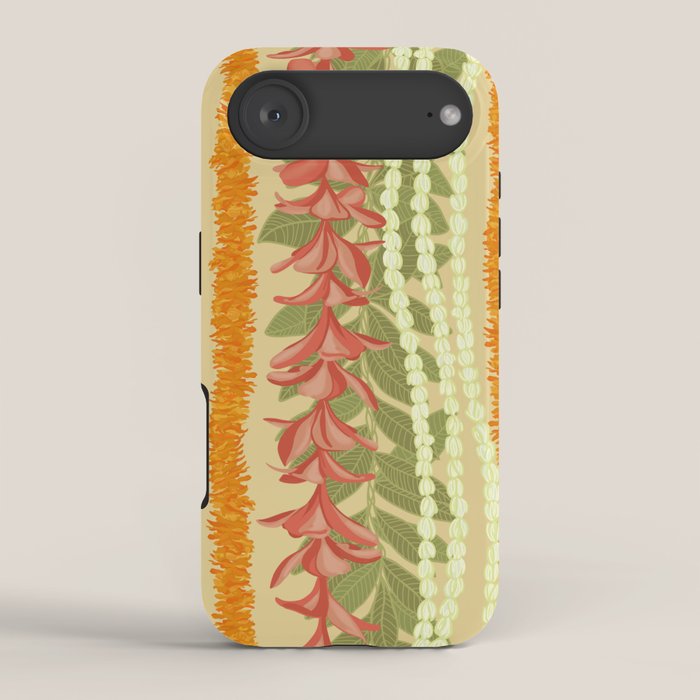 Pikake Lei, maile, plumeria, puakenikeni lei iPhone Case – Society6