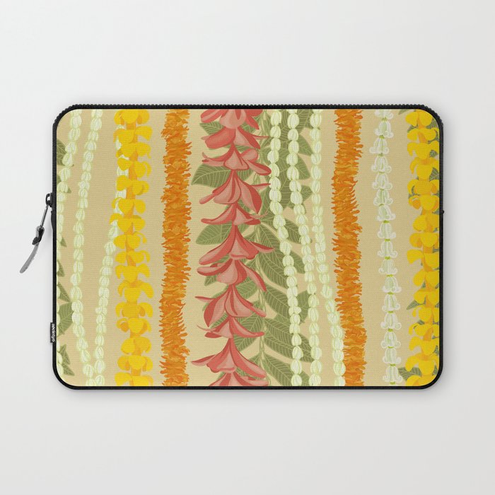 Pikake Lei, maile, plumeria, puakenikeni lei Laptop Sleeve