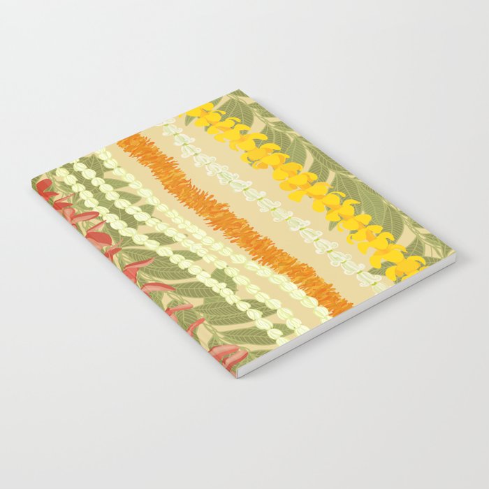 Pikake Lei, maile, plumeria, puakenikeni lei Notebook Gallery Image 2