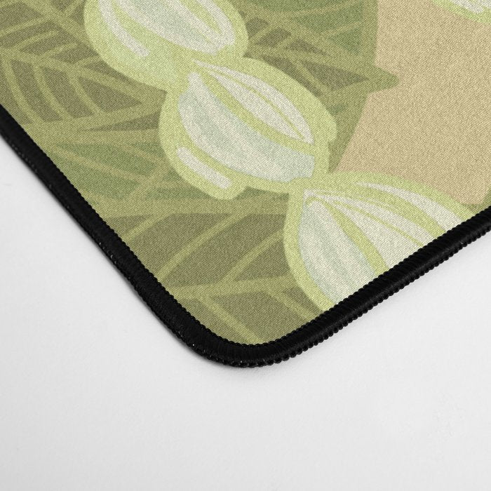 Pikake Lei, maile, plumeria, puakenikeni lei Desk Mat Gallery Image 4