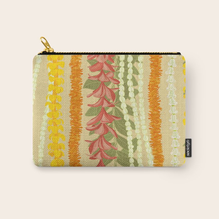 Pikake Lei, maile, plumeria, puakenikeni lei Carry All Pouch Gallery Image 1