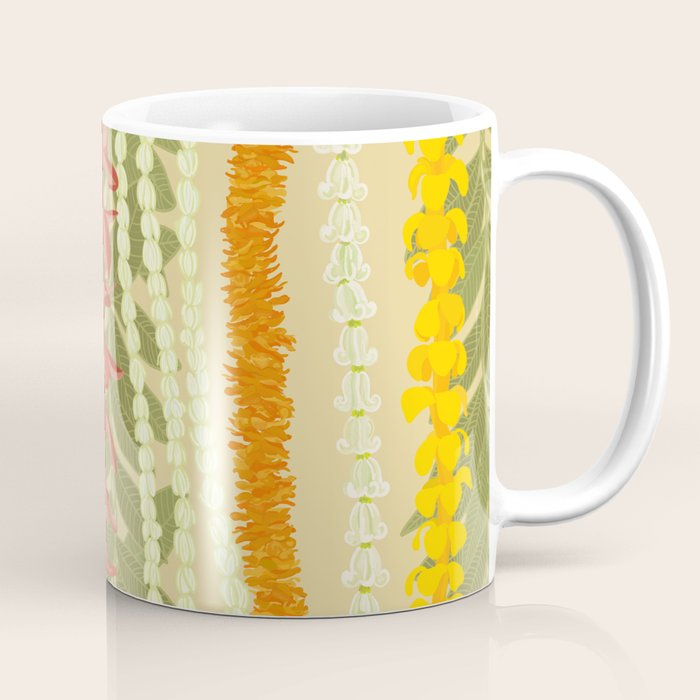 Pikake Lei, maile, plumeria, puakenikeni lei Coffee Mug Gallery Image 1