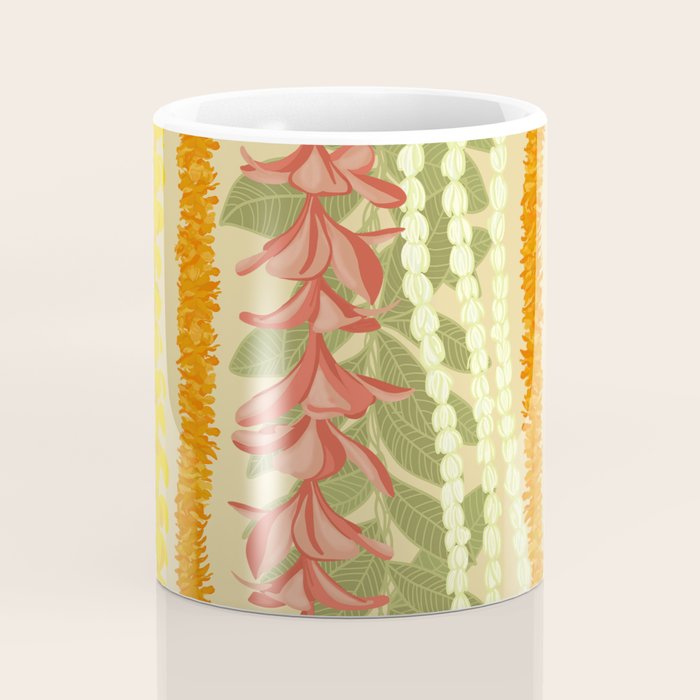 Pikake Lei, maile, plumeria, puakenikeni lei Coffee Mug Gallery Image 4
