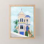 Little Victorian House Mini Art Print Gallery Image 1