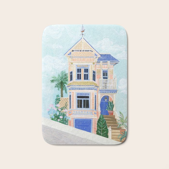 Little Victorian House Bath Mat Gallery Image 1