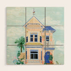 Little Victorian House Wood Wall Art Gallery Image 1