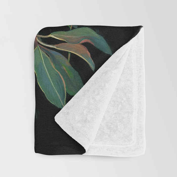 Owls Mushroom Magnolia Throw Blanket Gallery Image 3