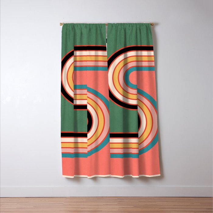 Geometric Shapes 47 Window Curtain Gallery Image 3