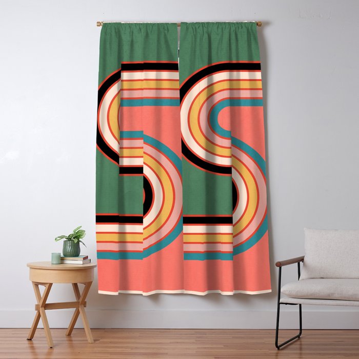 Geometric Shapes 47 Window Curtain Gallery Image 5