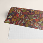 Surreal Dinner Party Wrapping Paper Gallery Image 2