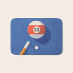 BALLS / Billiards - ball 13 I Bath Mat Gallery Image 1