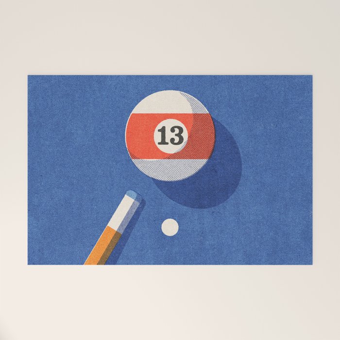 BALLS / Billiards - ball 13 I Welcome Mat Gallery Image 1