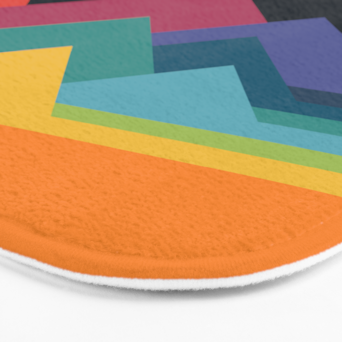 Whimsical Mountains Bath Mat Gallery Image 3