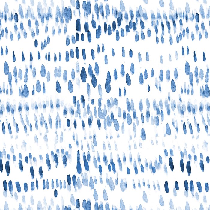 Baby blue boho vibes - watercolor brush strokes Coffee Mug Gallery Image 2