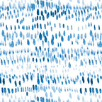 Baby blue boho vibes - watercolor brush strokes Coffee Mug Gallery Image 2