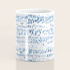Baby blue boho vibes - watercolor brush strokes Coffee Mug Gallery Image 4