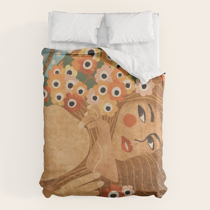 Klimt Lady Duvet Cover Gallery Image 1