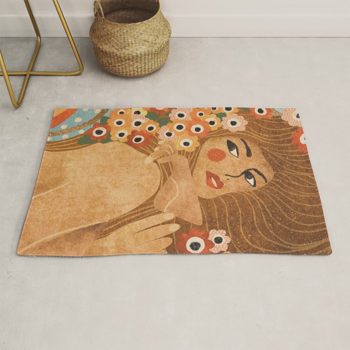 Klimt Lady Rug Gallery Image 1
