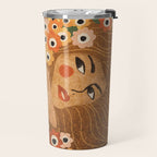 Klimt Lady Travel Mug Gallery Image 2