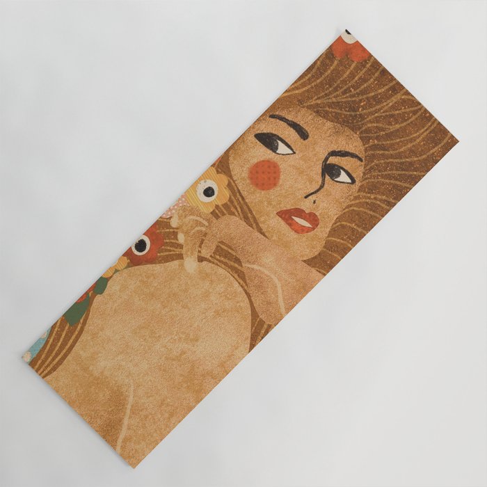 Klimt Lady Yoga Mat Gallery Image 1