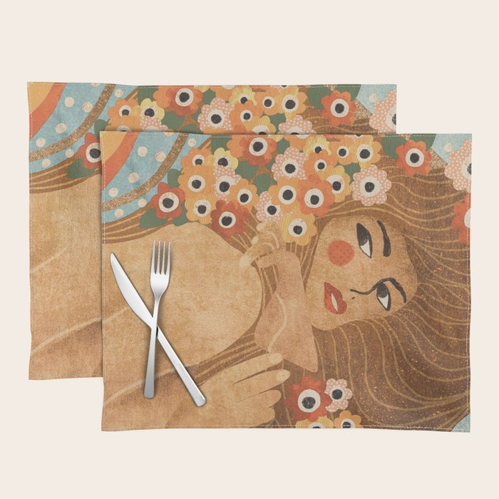 Klimt Lady Placemat Gallery Image 1