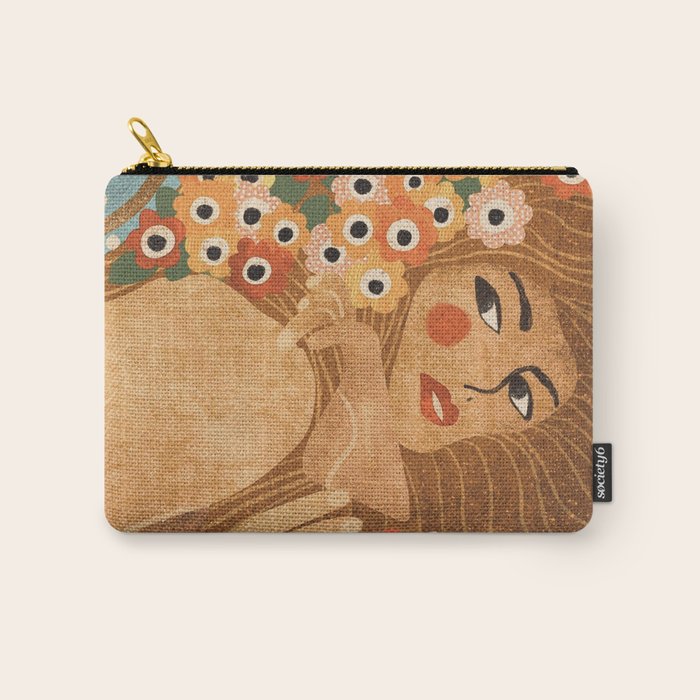 Klimt Lady Carry All Pouch Gallery Image 1