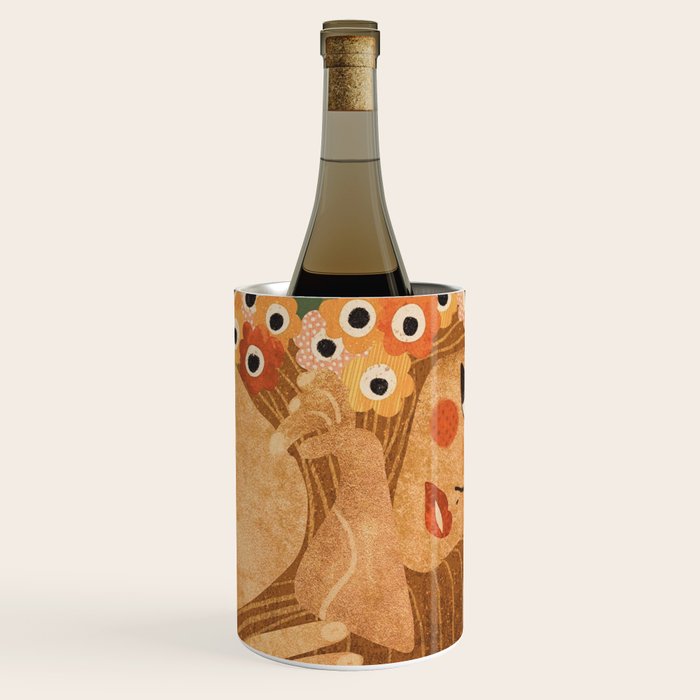 Klimt Lady Wine Chiller Gallery Image 1