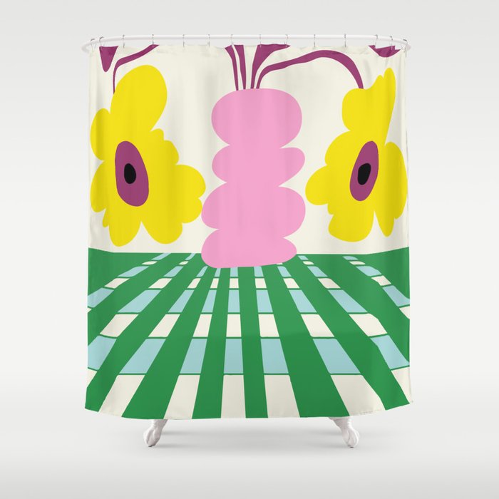 Pottery Prism Shower Curtain Gallery Image 1