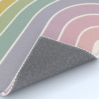 Gradient Arch XXI Tropical Mid Century Modern Rainbow Rug Gallery Image 4