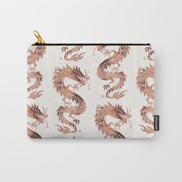 Chinese Dragon - Rose Gold Palette Carry All Pouch Gallery Image 1