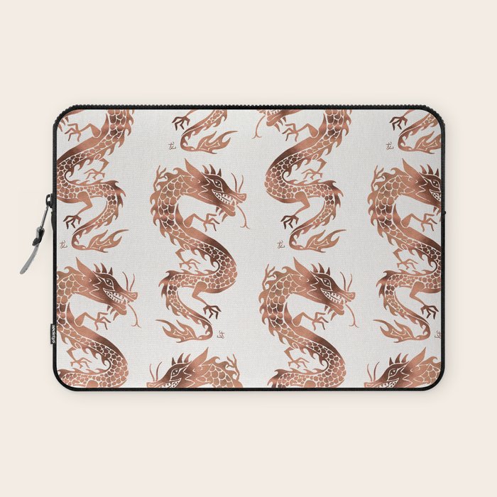 Chinese Dragon - Rose Gold Palette Laptop Sleeve Gallery Image 1