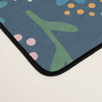 Ditsy Daisy Floral on Blue Desk Mat Gallery Image 4