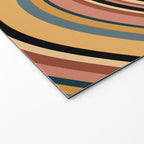 Wavy Stripes X - Vintage Neutral Welcome Mat Gallery Image 2