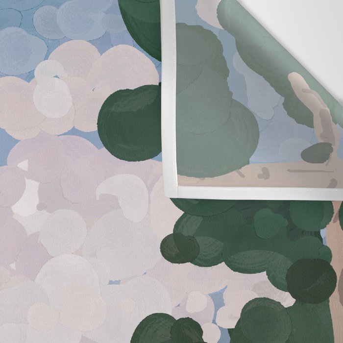 Countryside Cottage in Bloom Wall Tapestry Gallery Image 3