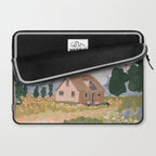 Countryside Cottage in Bloom Laptop Sleeve Gallery Image 2