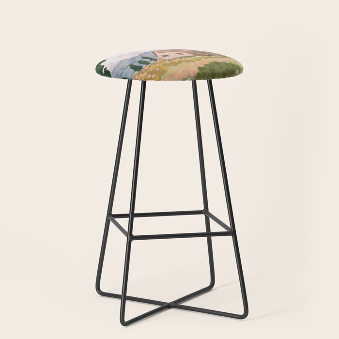 Countryside Cottage in Bloom Stool Gallery Image 1