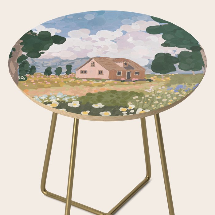 Countryside Cottage in Bloom Side Table Gallery Image 2