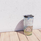 Countryside Cottage in Bloom Travel Mug Gallery Image 4