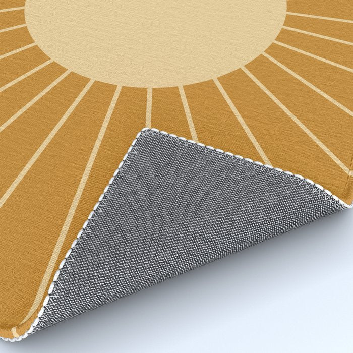 Minimal Sunrays - Golden Rug Gallery Image 4