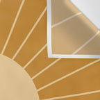 Minimal Sunrays - Golden Wall Tapestry Gallery Image 3