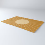 Minimal Sunrays - Golden Rug Gallery Image 3