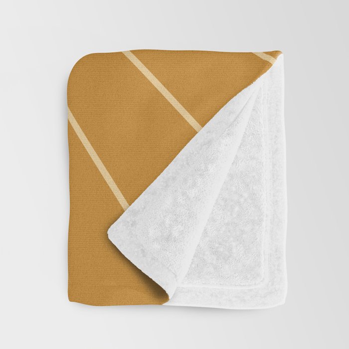 Minimal Sunrays - Golden Throw Blanket Gallery Image 3