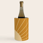Minimal Sunrays - Golden Wine Chiller Gallery Image 3